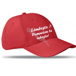 Sapca  rosie - Zambeste, Dumnezeu te iubeste!